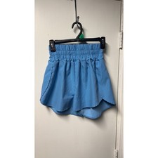 Lululemon| Dupe Lined Short 3 Blue Smocked Waist with Logo | Size M picture