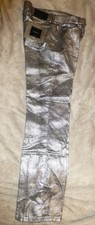 Vintage 1990s Y2K Guess Jeans Glamour Line Silver Metallic Spandex Stretch NWT picture