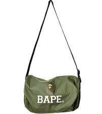 BAPE A Bathing Ape Mini Duffle Bag Japan Mag Green Barrel Ape Logo Tote Bag picture