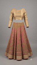 Indian lehnga handmade dubki work full heavy work picture