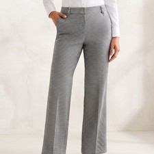 Rafaella Studio Dress Pants Womens 12P Black White NEW Houndstooth Classic Fit picture