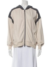 $2390.00 Brunello Cucinelli Jacket w/ Tags Sweatshirt M-L Monili gray beige picture