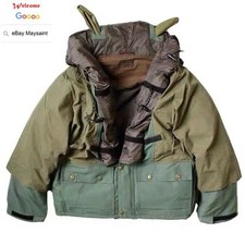 20AW JAPANESE-STYLE HIRATA NYLON JACKET PATCHWORK HOODED CAPITAL COAT JACKET picture