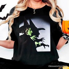 Vintage Wicked Witch Halloween T-Shirt picture