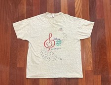 Disney Magic Music Days T-Shirt XL Gray Vintage 90s Mickey Mouse picture