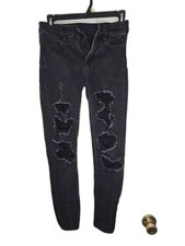 American Eagle Ne(x)t Level Stretch Ripped Distressed Skinny Jeans- Size 0 Short picture