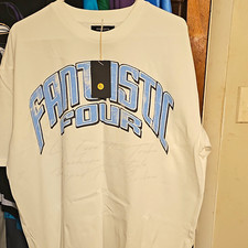 Dechire Lifestyle Men's White XL Crew Neck Marvel Fantastic Four Tee picture