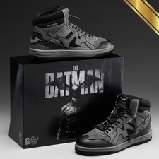 Batman The Dark Knight Men's High Top Sneaker Premium Shoe with Collectible Box picture
