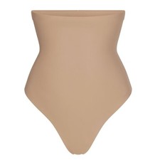 Skims Core Control High Waisted Thong Clay PN-THG-7114W Small Shapewear picture