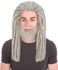 Adult Men’s Fantasy TV Series Dragon House Multiple Colors Dreadlock Wig, picture