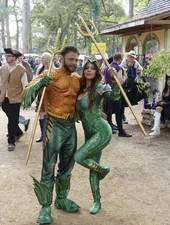 Aquaman Queen Mera Jumpsuits Bodysuit Zentai Halloween Cosplay Costume  Women picture