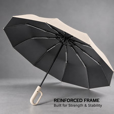 Automatic Folding Umbrella Windproof UV Protection Large Compact Travel Umbrella picture