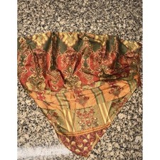 Truth NYC Boho Bandana Tube Top Rust Orange Paisley Handkerchief Hem Plus 3X NWT picture
