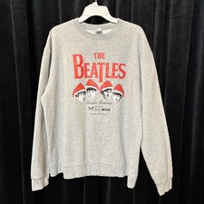 The Beatles Seasons Greetings Christmas Records Official Fan Club Sweatshirt XL picture