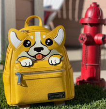 EXCLUSIVE Loungefly Corgi Dog Cosplay Puppy Backpack Bag Rare HTF Grail NWOT picture