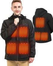 S / XXL only ARRIS Heated Jacket for Men, Electric Heating Coat w 7.4V Battery picture