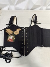 FRENCH MEADOWS CORSET Black Cotton picture