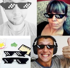Thug Life Glasses Deal With It Sunglasses MLG Eyewear Unisex Meme Cool 8 Bit picture