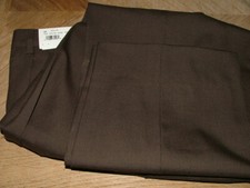 NEW WT HICKEY BY HICKEY FREEMAN DRESS PANTS SIZE 38 X 30 WOOL BROWN SOLID #155 picture