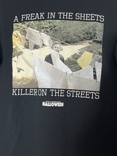 John Carpenter's Halloween A Freak In The Streets Black Shirt Mens Large Tee picture