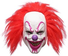 Scary Evil Killer Joker Clown Latex Mask Halloween Horror Cosplay Costume Prop picture