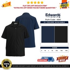 Edwards Garments 4891 Mens Zip Front Service Shirt picture