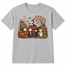 Halloween Cartoon Friends T-Shirt Sweatshirt Hoodie Pumpkin Trick or Treat picture