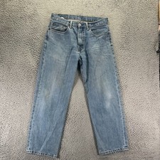 Levi's 550 Jeans Mens 32x30 Blue Cotton Denim Streetwear Straight Leg Faded picture