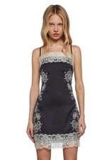 Widow - Take Me To The Altar Slip Dress - Black - Large - Dolls Kill - NWT picture