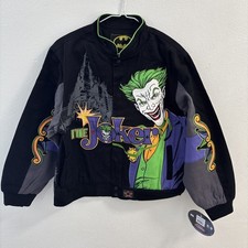 New JH Design The Joker Patch Embroidery All Over Jacket Youth Size XL NWT RARE picture