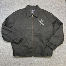 Vintage 90s Dickies x Social Distortion black work jacket  with 