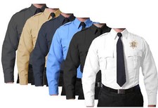 First Class 100% Polyester Long Sleeve Zippered Uniform Shirts picture