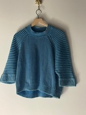 Maeve by anthropologie sweater in Teal with mock neck picture