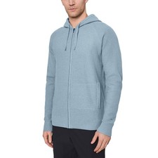 NWT Modern Ambition Men's Full Zip Hooded Sweater Blue Size L picture