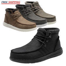 Men's Casual Slip-on Shoes Warm Loafers Winter Boots Ultra Comfort Shoes US Size picture