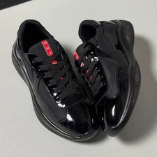 Men's Prada America's Cup 'Black' Lightweight Sneakers New picture