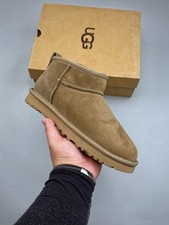 UGG Classic Mini II Boots Womens Chestnut Sheepskin Winter Ankle Boot Size 35-40 picture