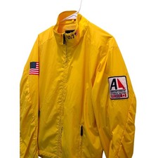 NWT American Living Yachting Jacket Yellow Sailing Windbreaker Men's Medium US-7 picture