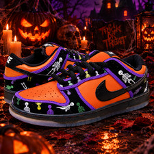 SB Dunk Low Day of the Dead Halloween Skeleton 313170-801 Men's Size US 7-12 picture