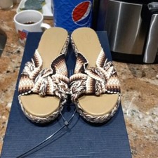 Antolina Paris  Bella  Brown Woven Sandals. Size 36.New/No Box Barney’s New York picture