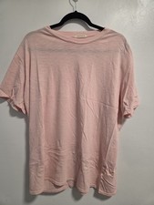 Gustin Mens t shirt Slub Crewneck pink peach XL new picture