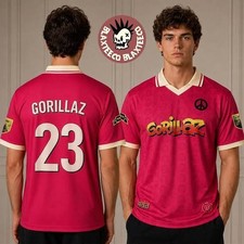 Gorillaz Europe And UK 2026 Tour Merch London Gorillaz Collared Jersey TU852 picture
