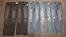 Lot of 5 GAP Kids Boys Skinny Jeans Size 16 NEW picture