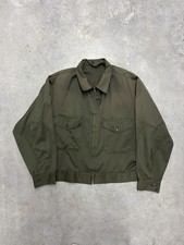 Vintage 1960s Mr. 2 Ply Workwear Zip Up Jacket Made In USA Talon Zipper Size L picture