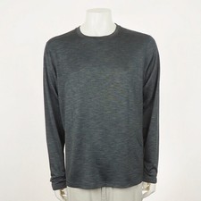 REI Co-op Midweight Base Layer Crew Tee Shirt Mens XL Dark Gray Outdoor Hiking picture