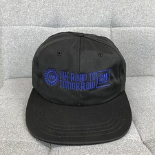 Vintage GM UAW Road To Tomorrow Hat Cap Strap Back One Size Black Mens Auto Logo picture