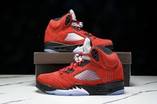 NK AJ 5 Retro Raging Bull Red (2021) Men's Shoe Sizes 4-13 DD0587-600 picture
