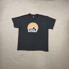 Element Skateboarding T Shirt Men's Size XL Black Short Sleeve Crew Neck picture