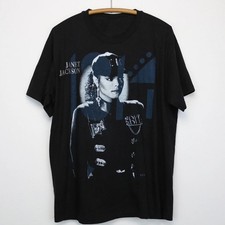 1990 Janet Jackson Rhythm Nation Tour Shirt Unisex Black Shirt picture