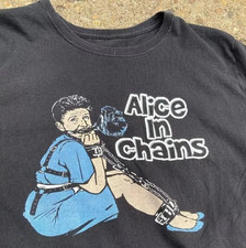 Alice in Chains Band Black Short Sleeve Cotton Unisex T-shirt Reprint S-5XL picture